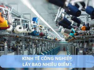 kinh tế công nghiệp lấy bao nhiêu điểm